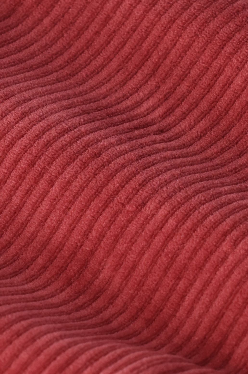 Donkerrode rib straight fit legging