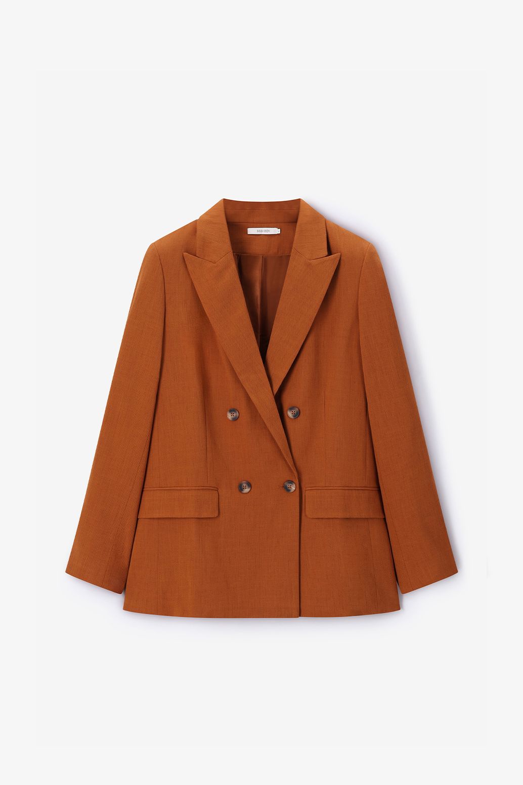 Bruine double breasted blazer