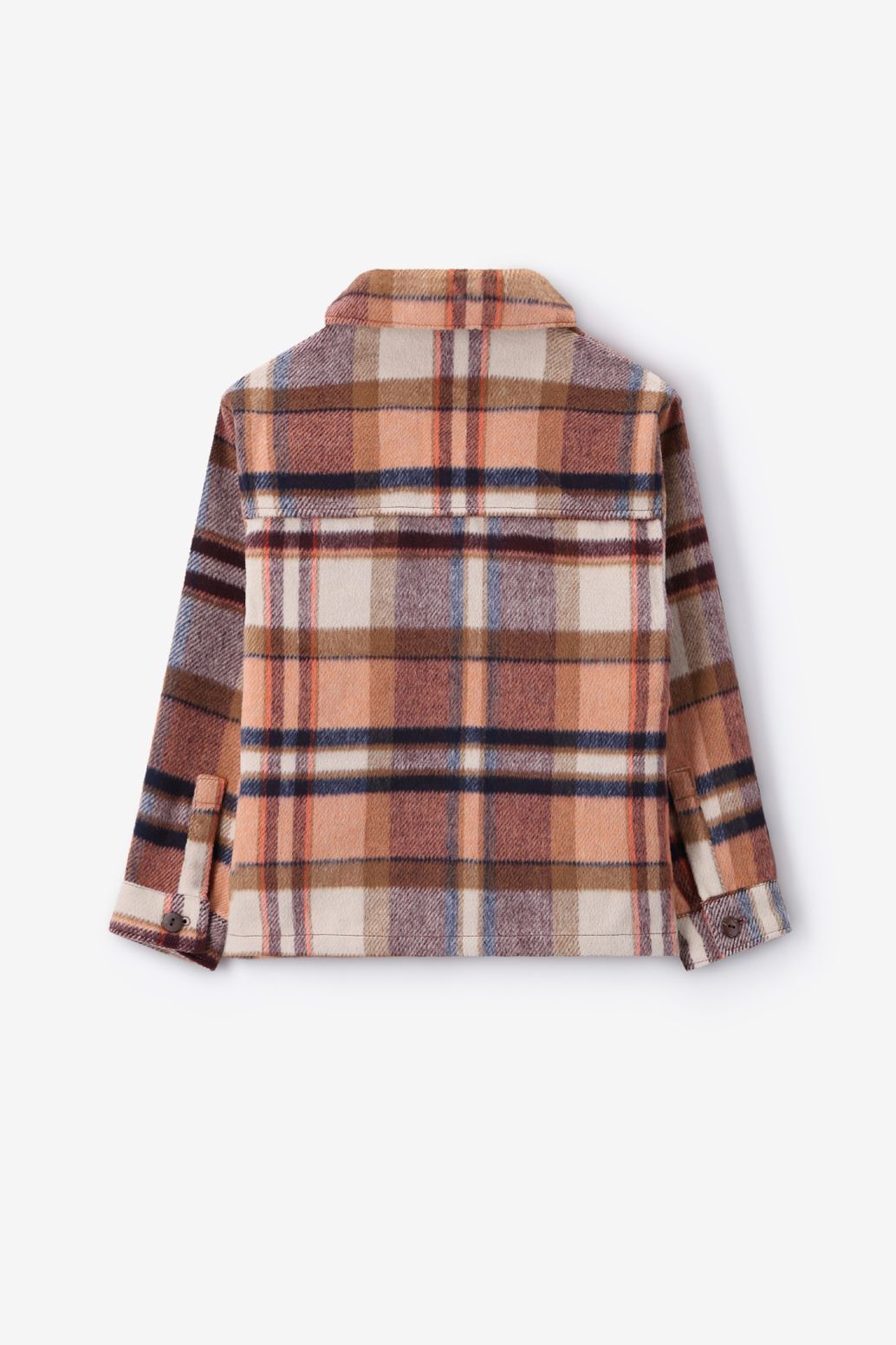 Chemise à carreaux - orange