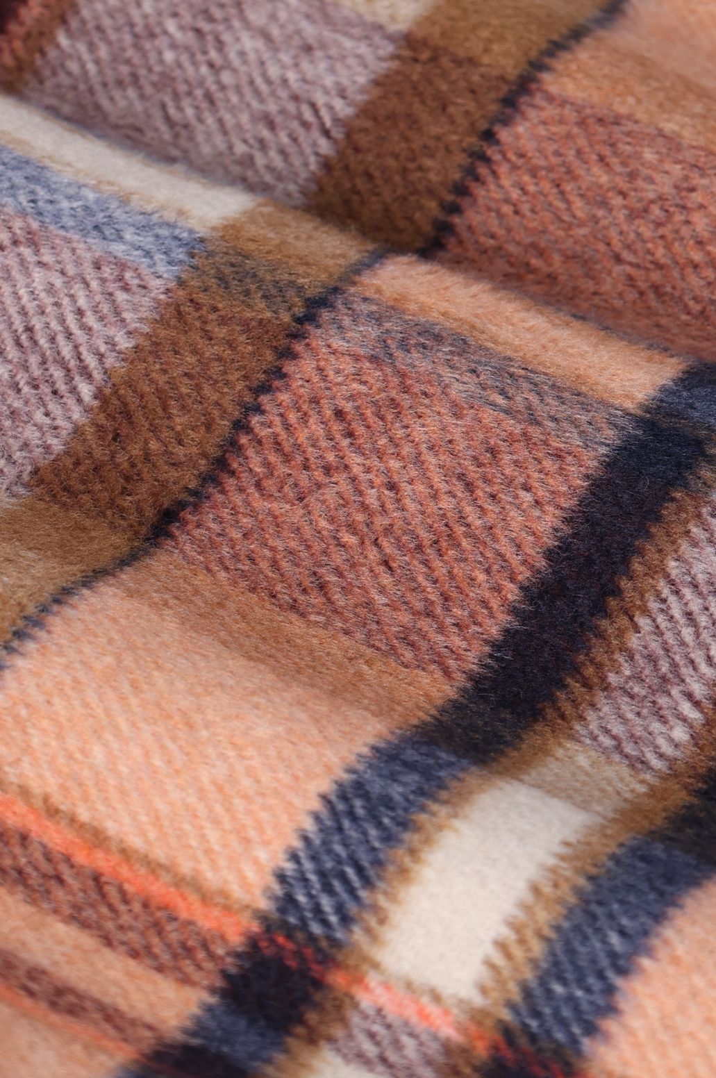 Chemise à carreaux - orange