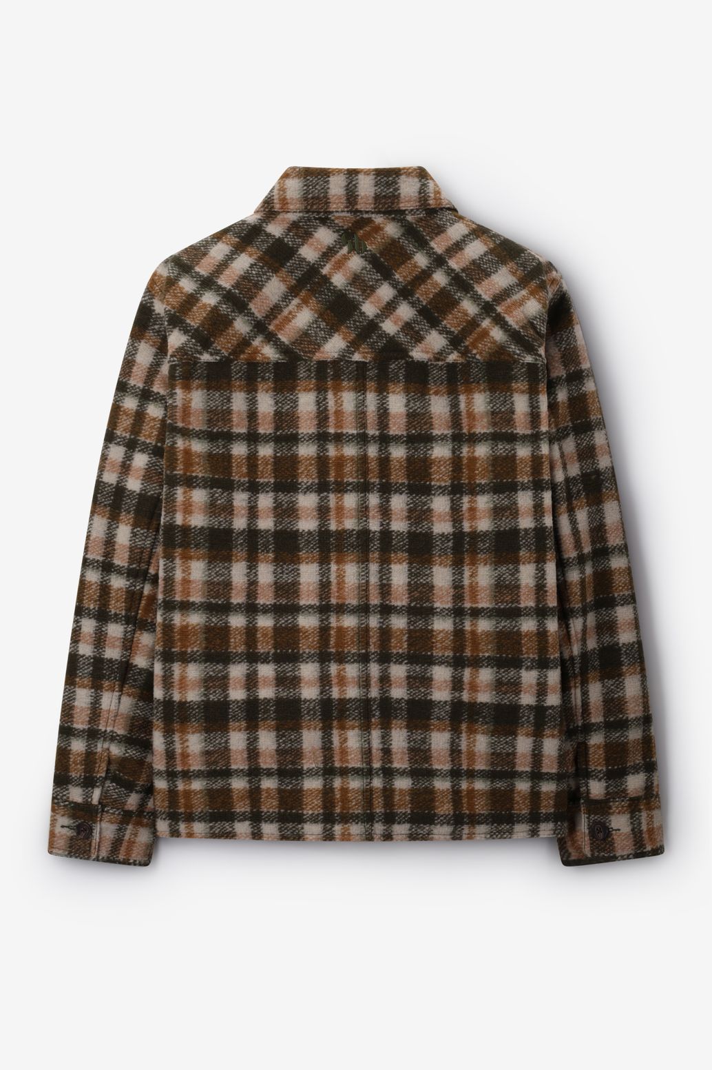 Karierte Jacke - dunkelgrün