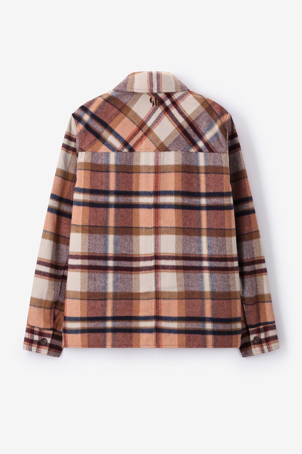 Chemise à carreaux - orange