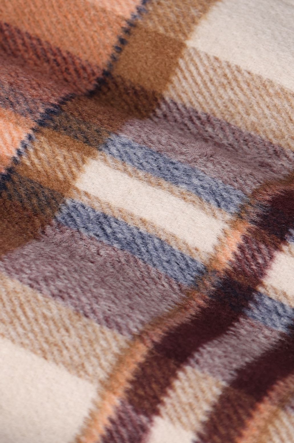 Chemise à carreaux - orange