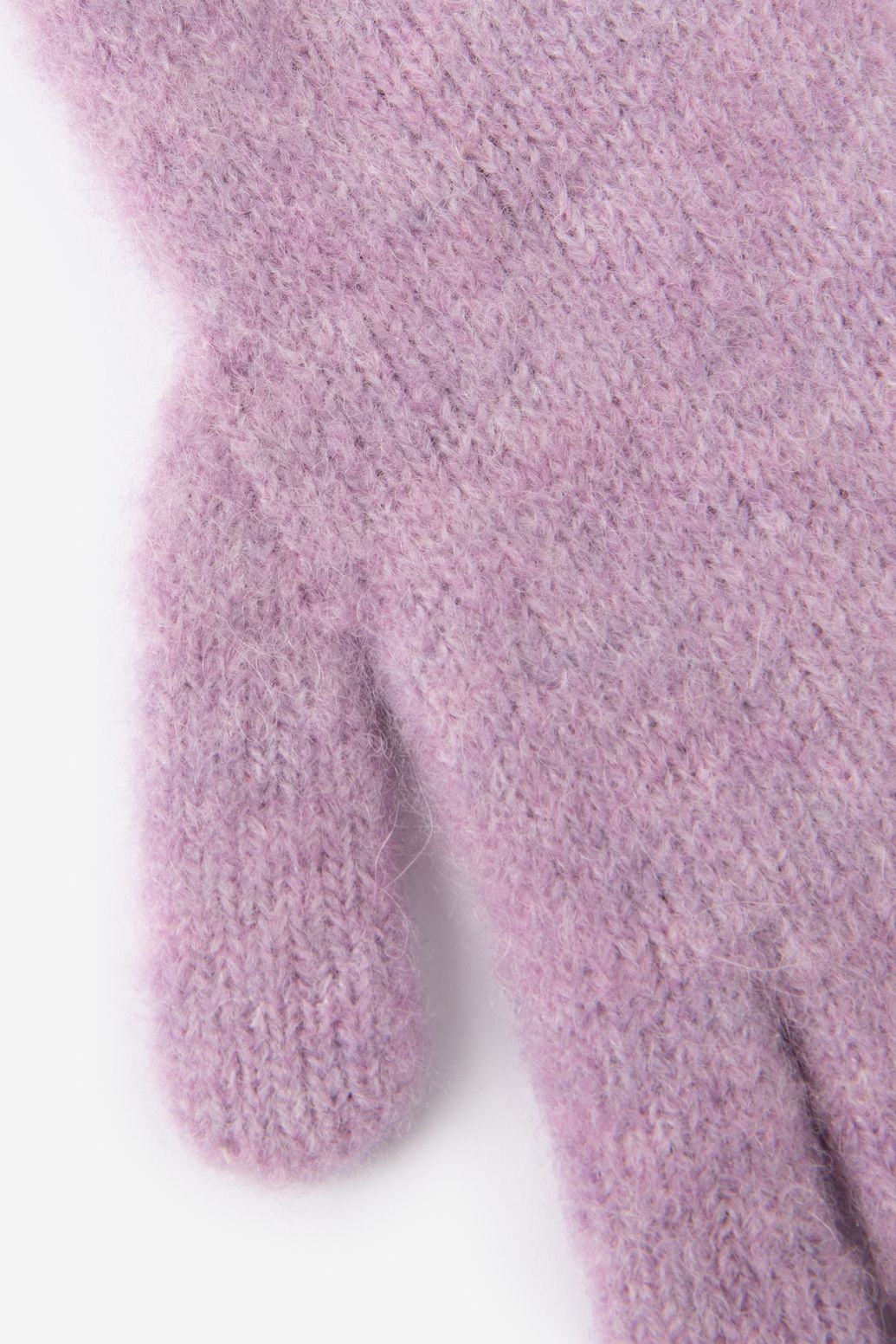 Handschuhe mit Wolle - flieder