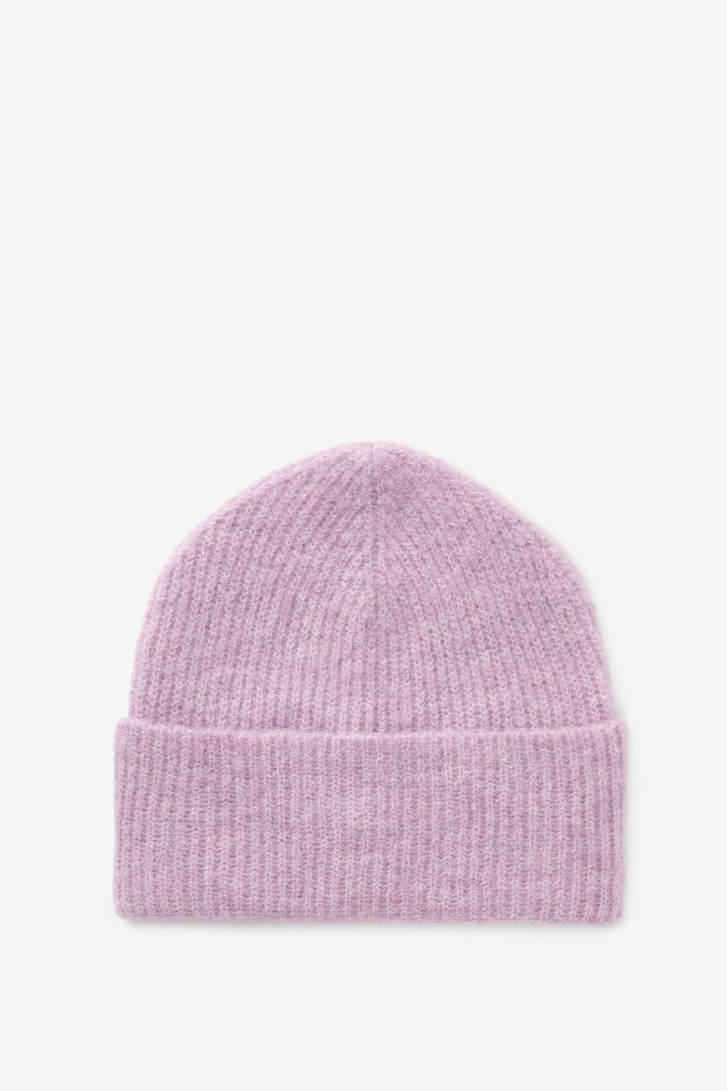 Lichtpaarse wollen muts