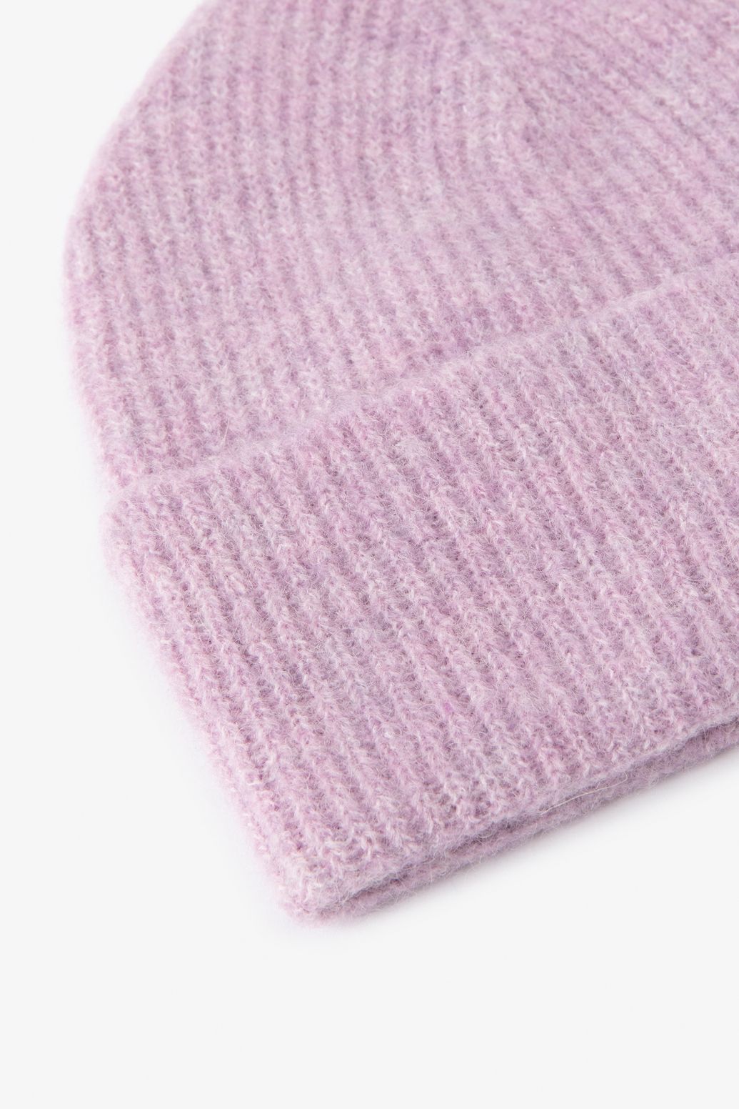 Lichtpaarse wollen muts