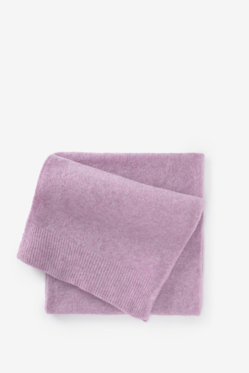 Schal mit Wolle - flieder