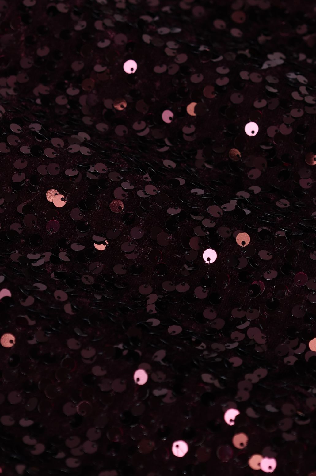 Robe à paillettes - rouge foncé