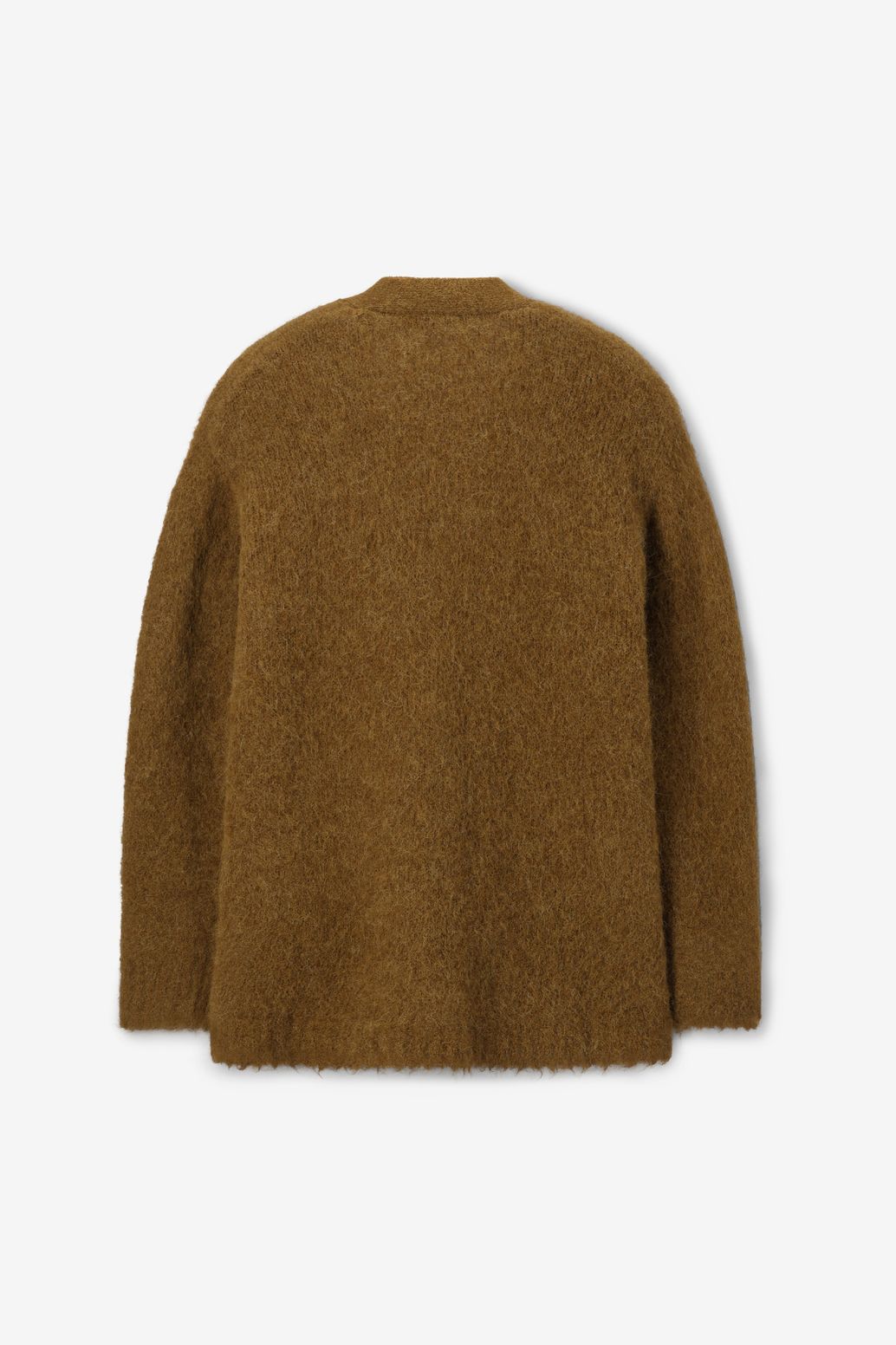 Donkergroen vest met V-hals