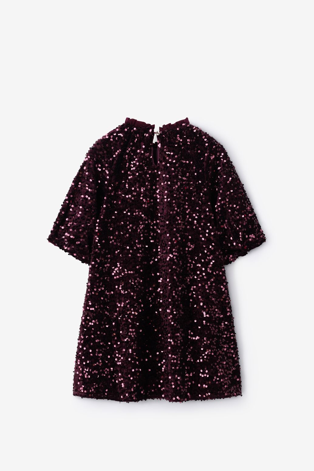 Robe à paillettes - rouge foncé