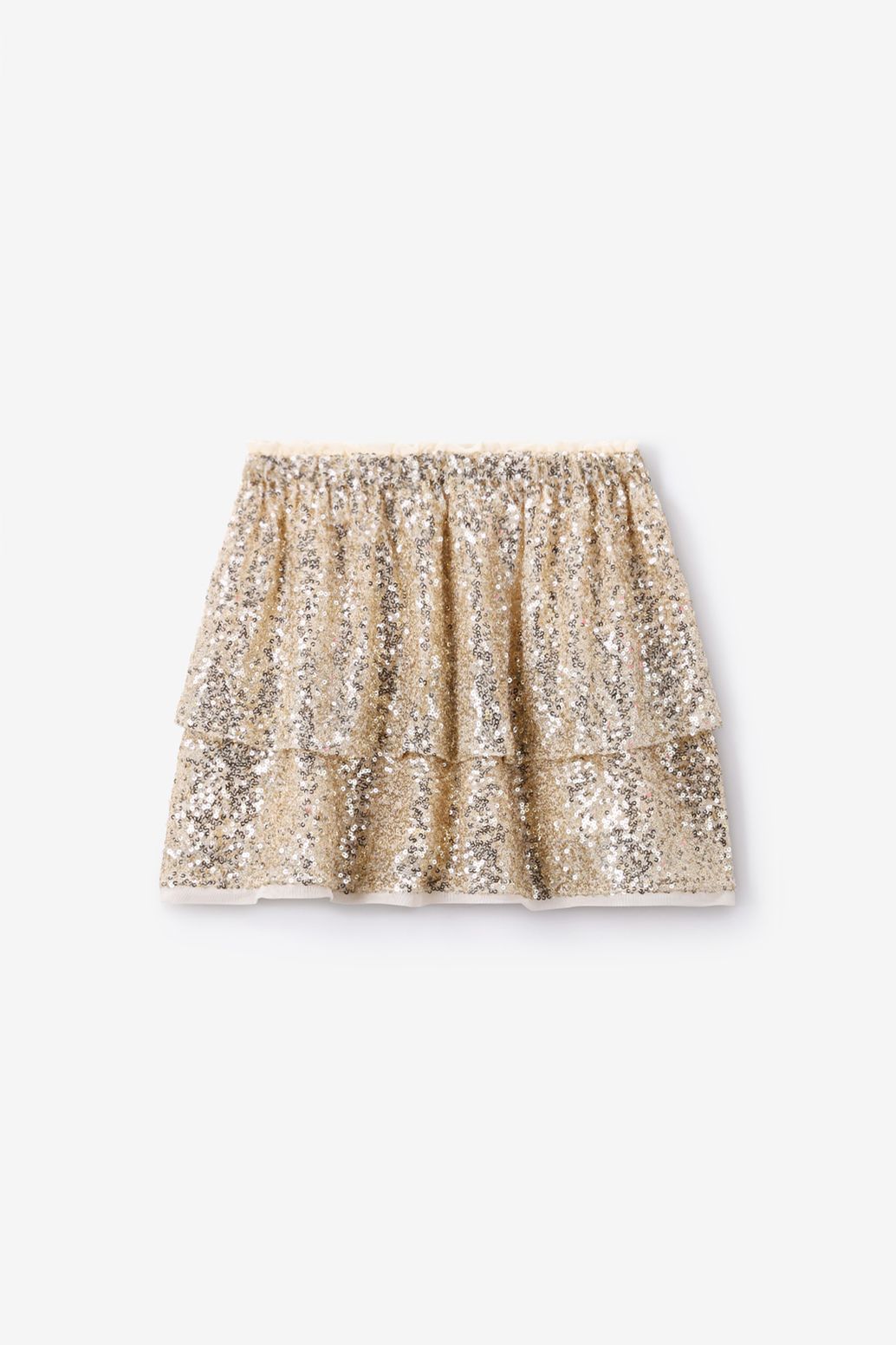 Jupe à paillettes - doré