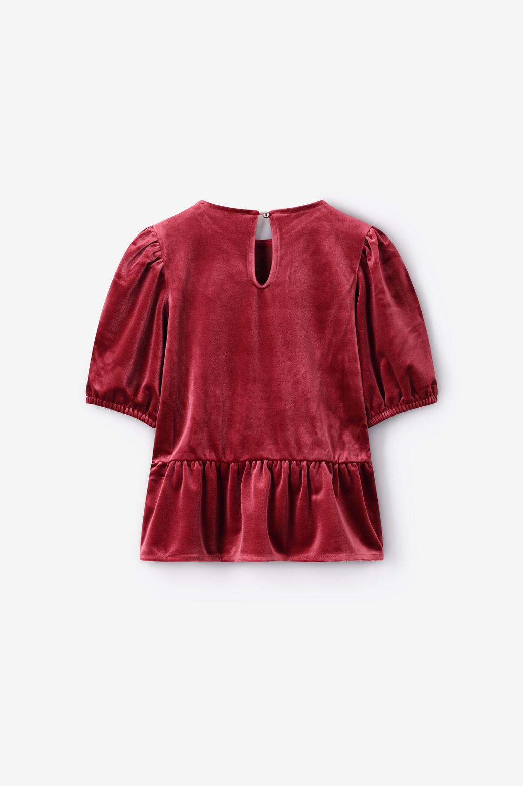Rood velvet t-shirt