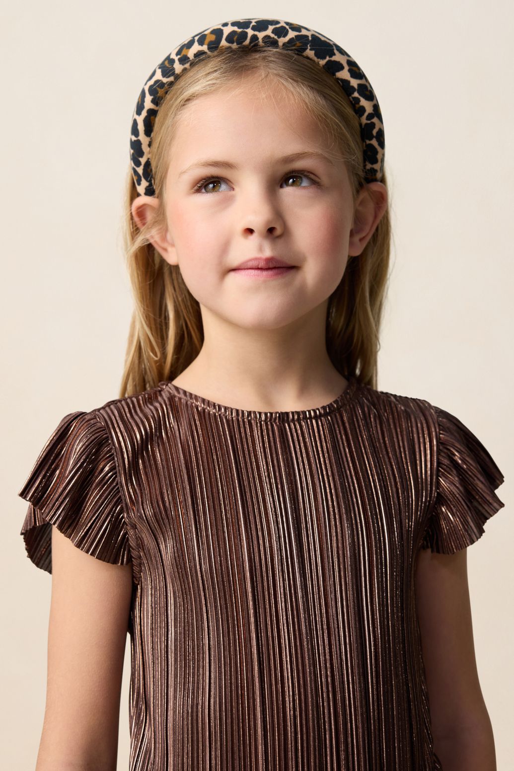 Combinaison plissée - doré