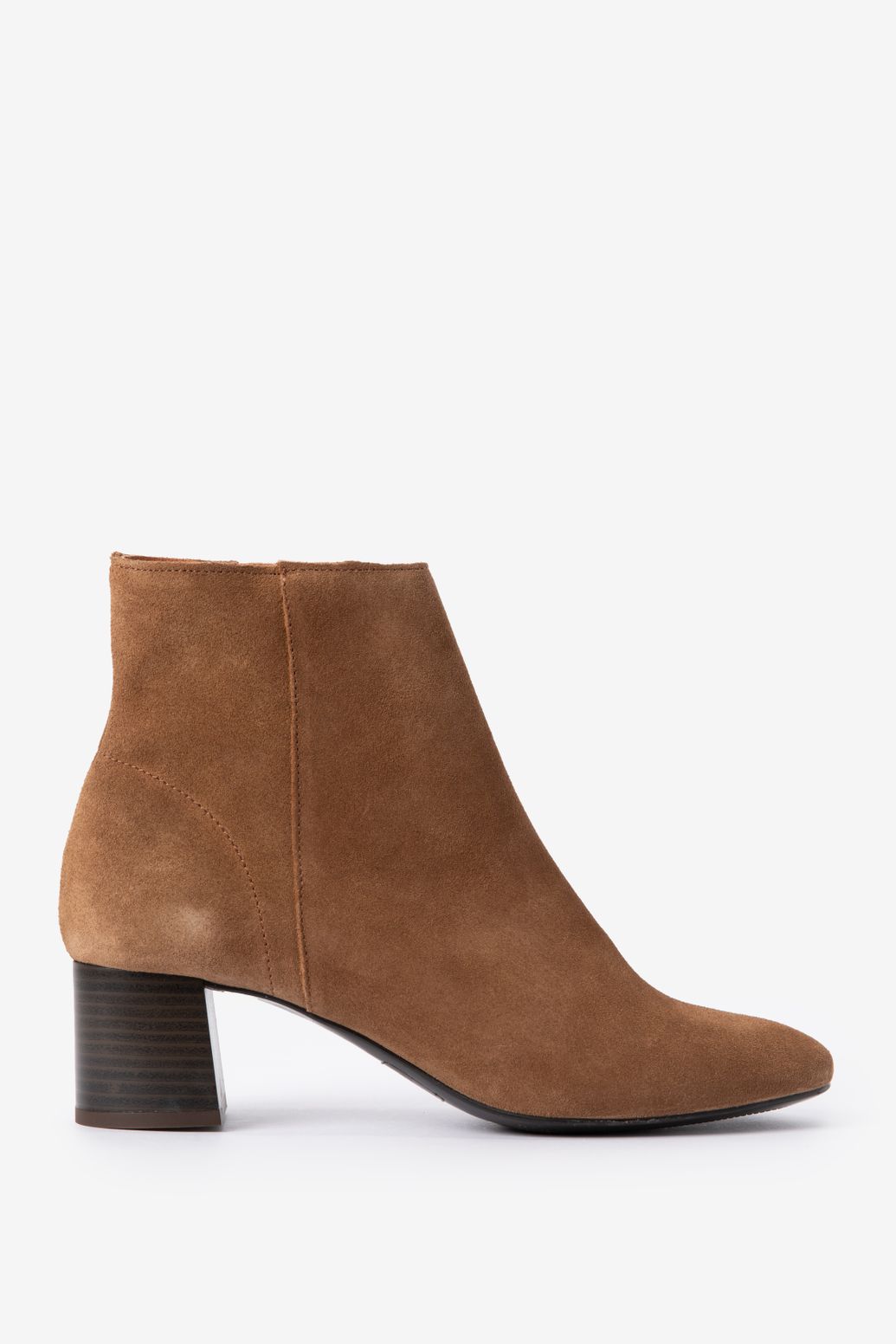 Bottines en daim - marron