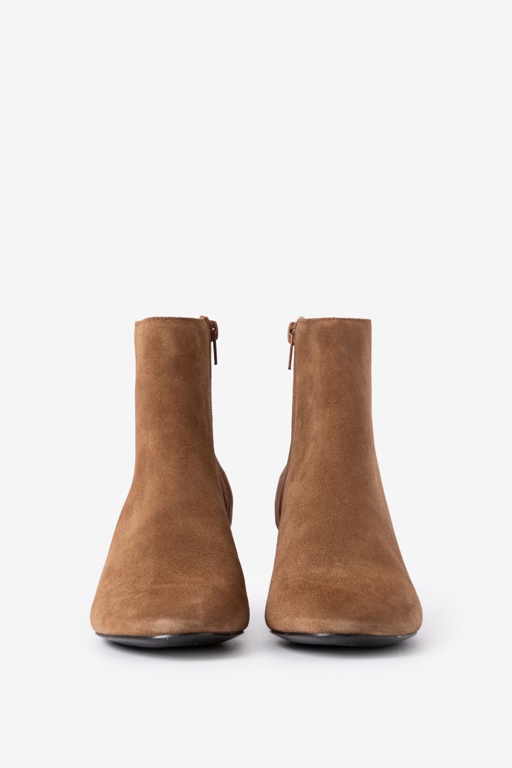 Bottines en daim - marron