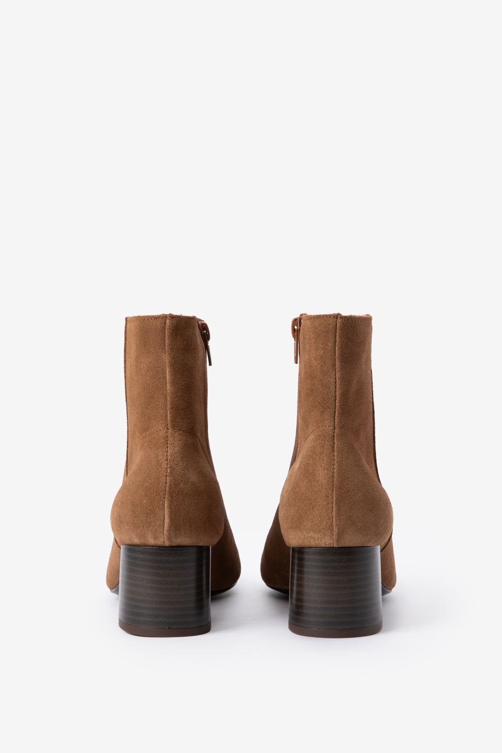 Bottines en daim - marron
