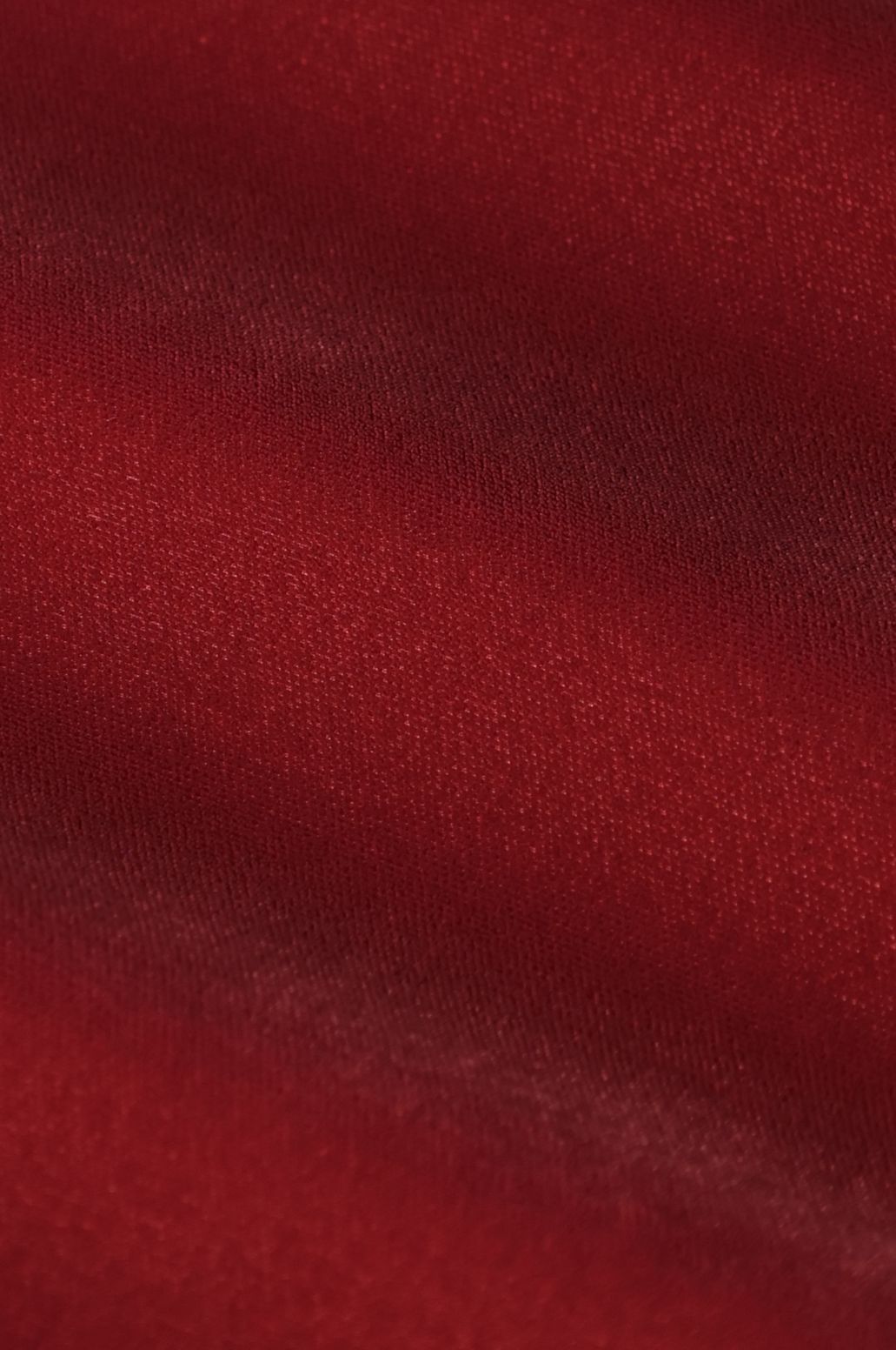 Pantalon jambes larges en velours - rouge