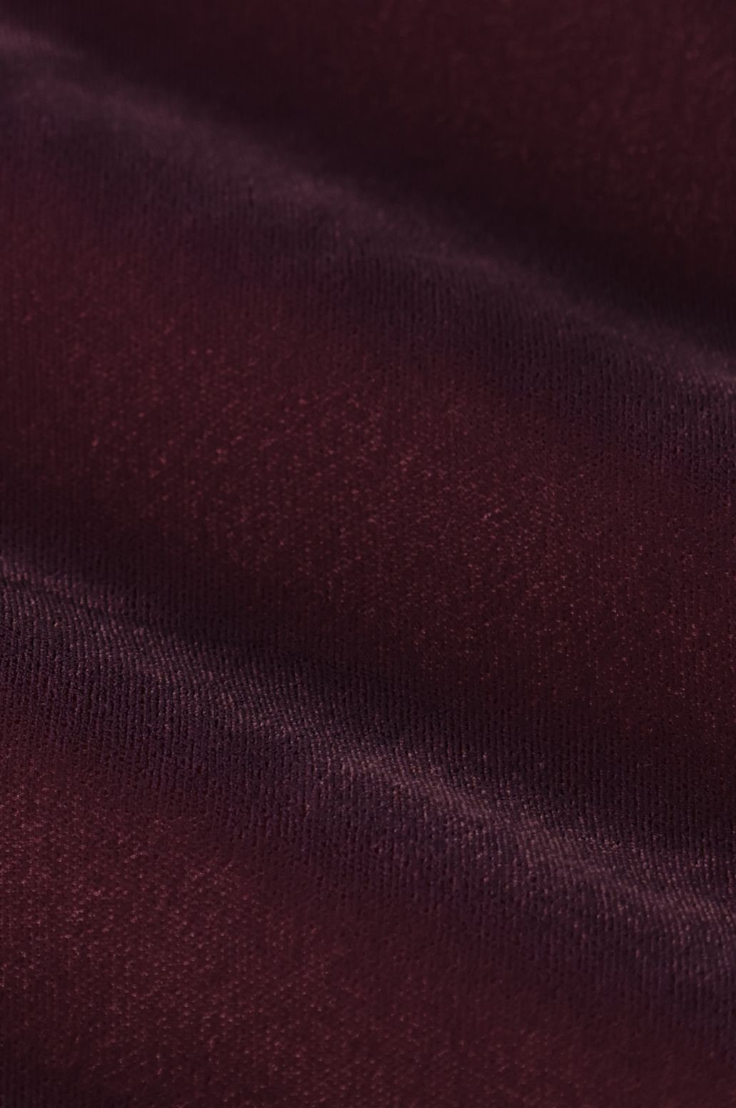 Weite Samthose - dunkelrot