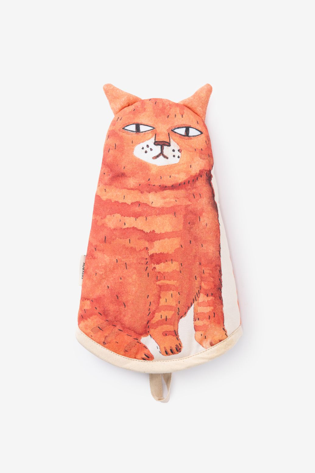 Ofenhandschuh Katze - orange