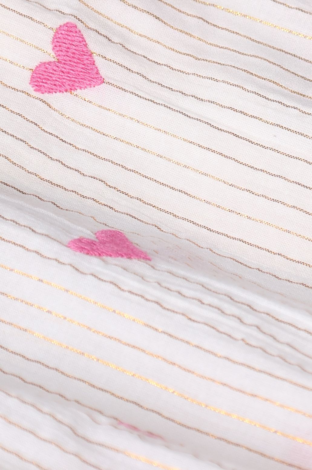 Blouse avec cœurs - blanc