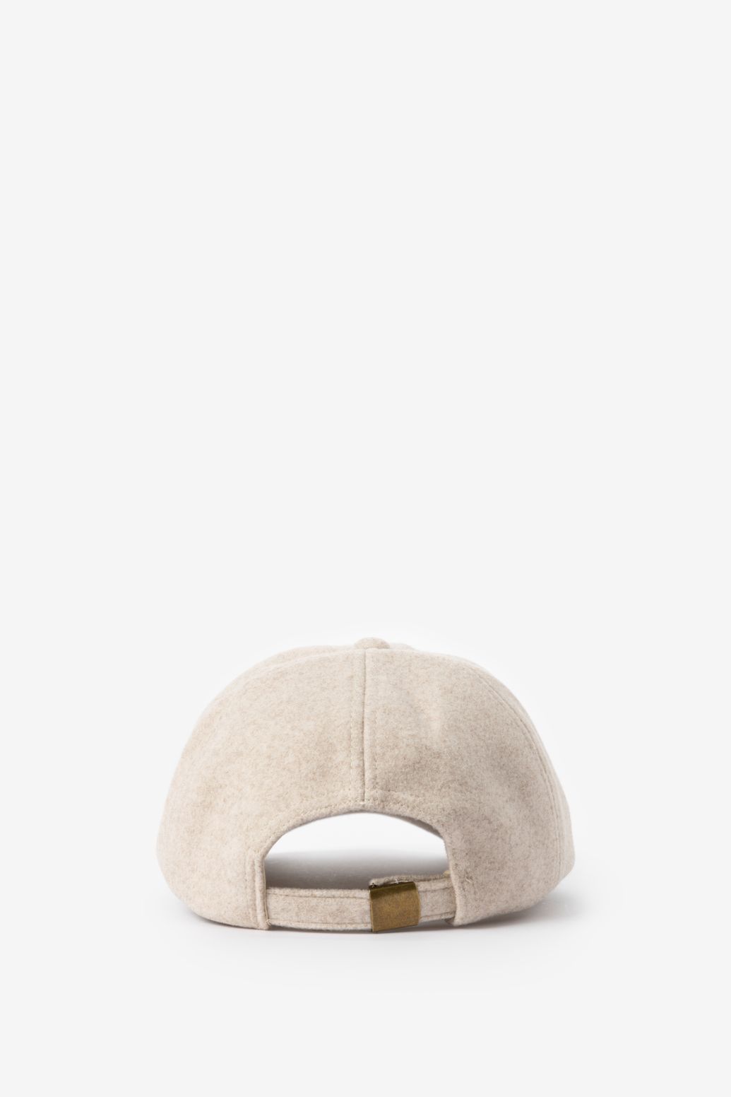 Wollkappe mit Artwork - beige