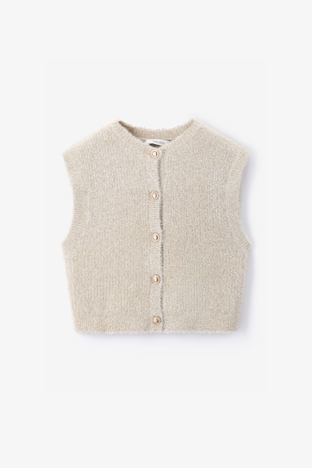 Witte fluffy spencer