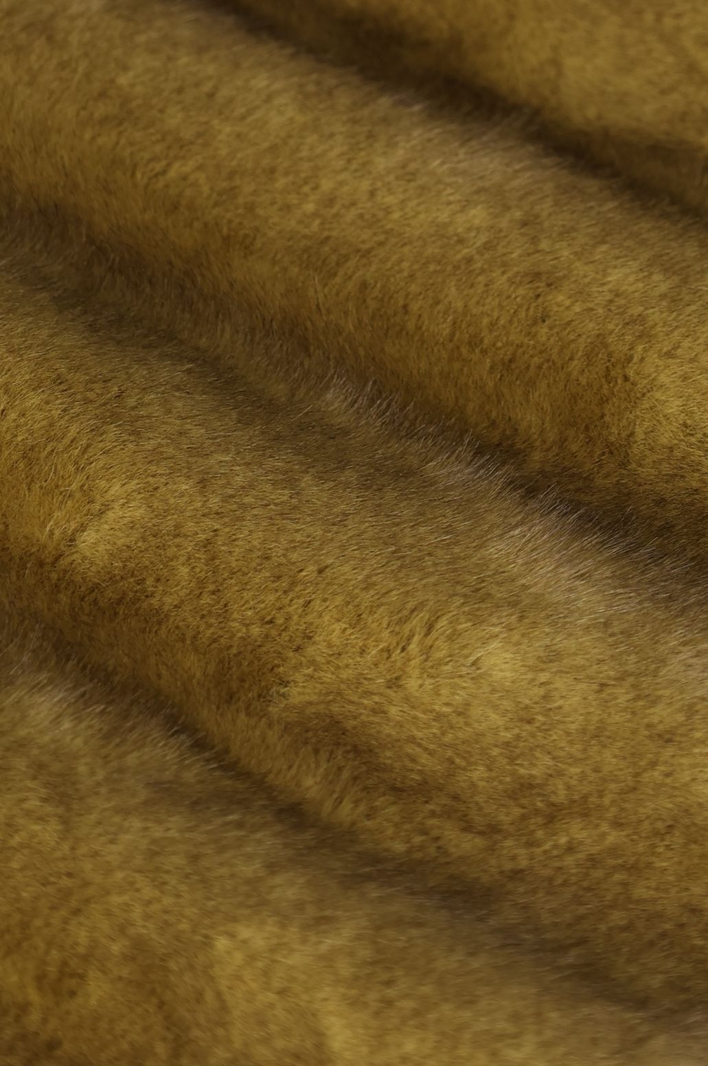 Kunstfell-Weste - dunkelgrün