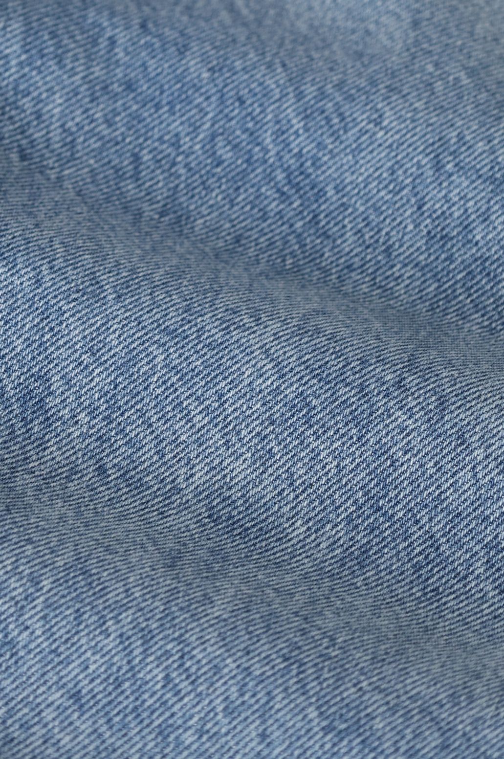 Loose Fit Jeans mit mittelhoher Taille - blau