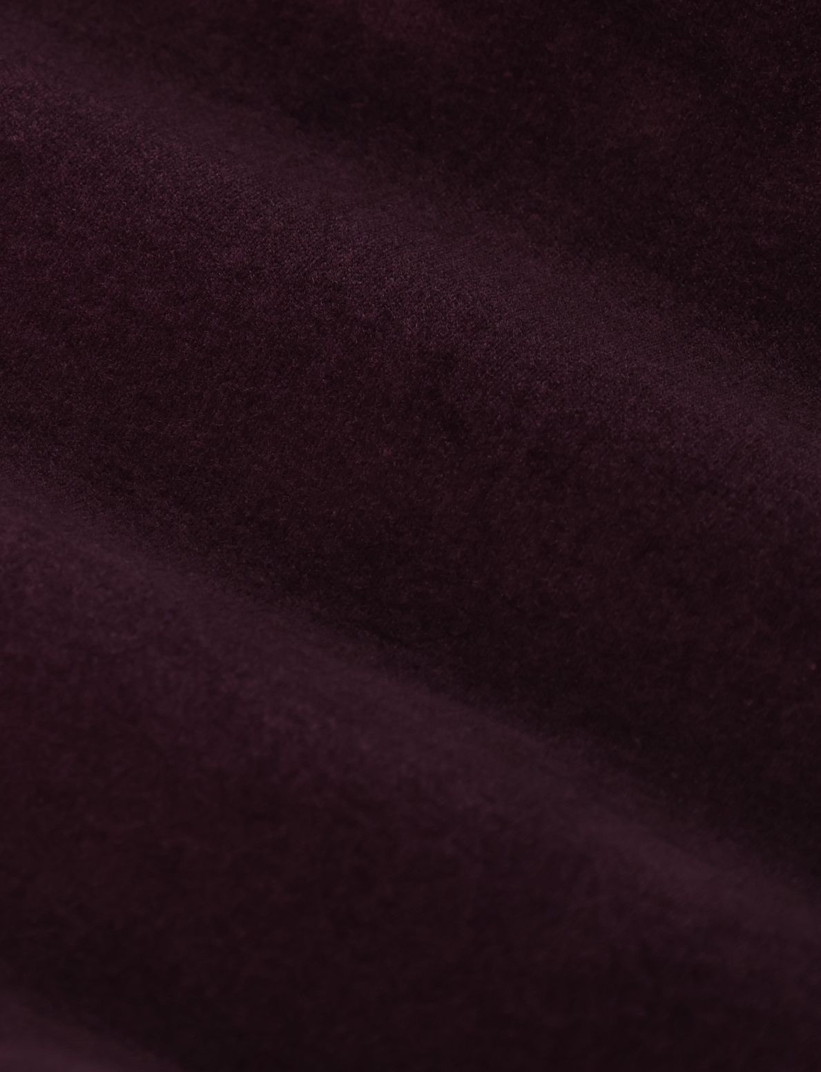 Donkerbruine high waist wide leg velvet broek