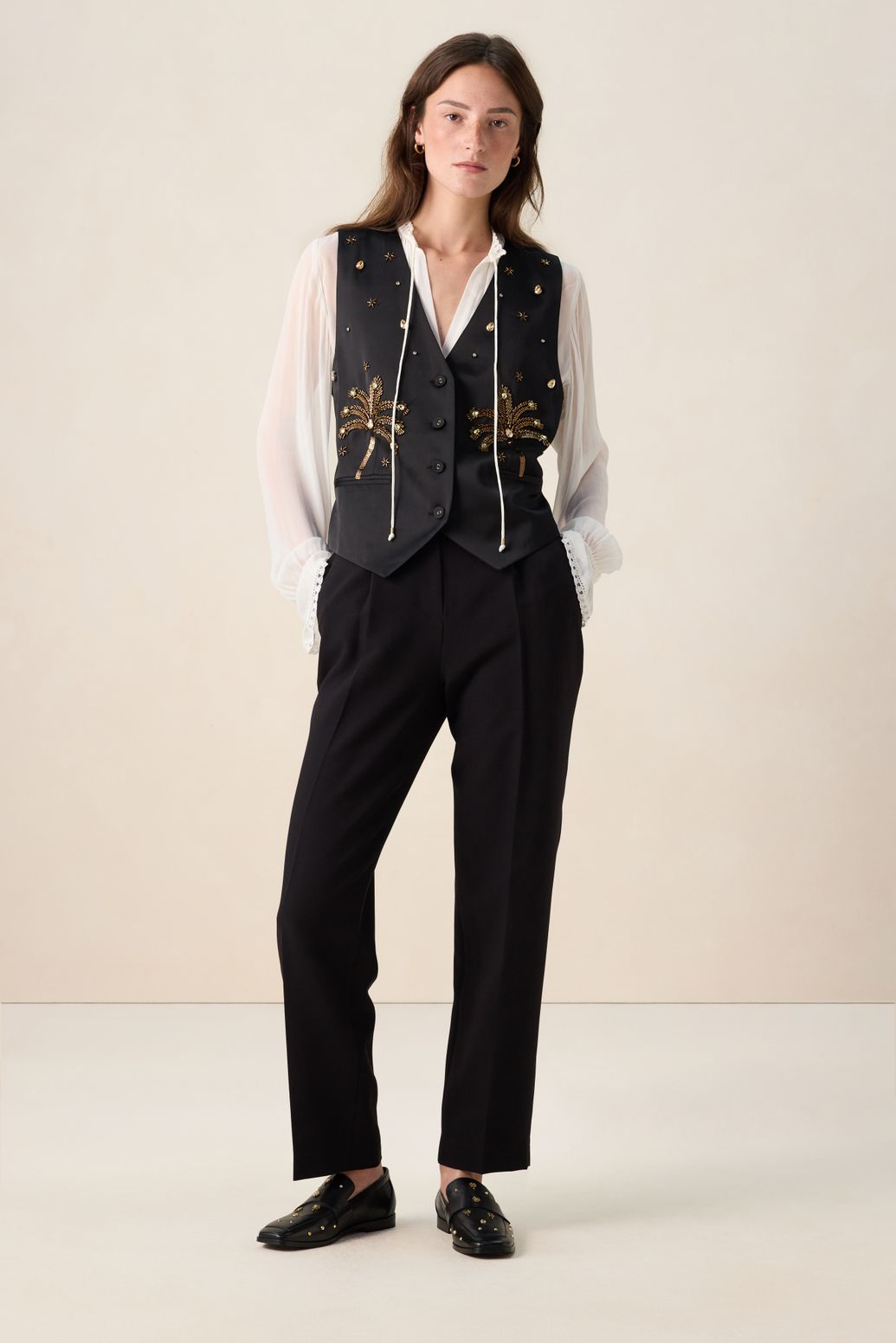 Pantalon jambes fuselées - noir