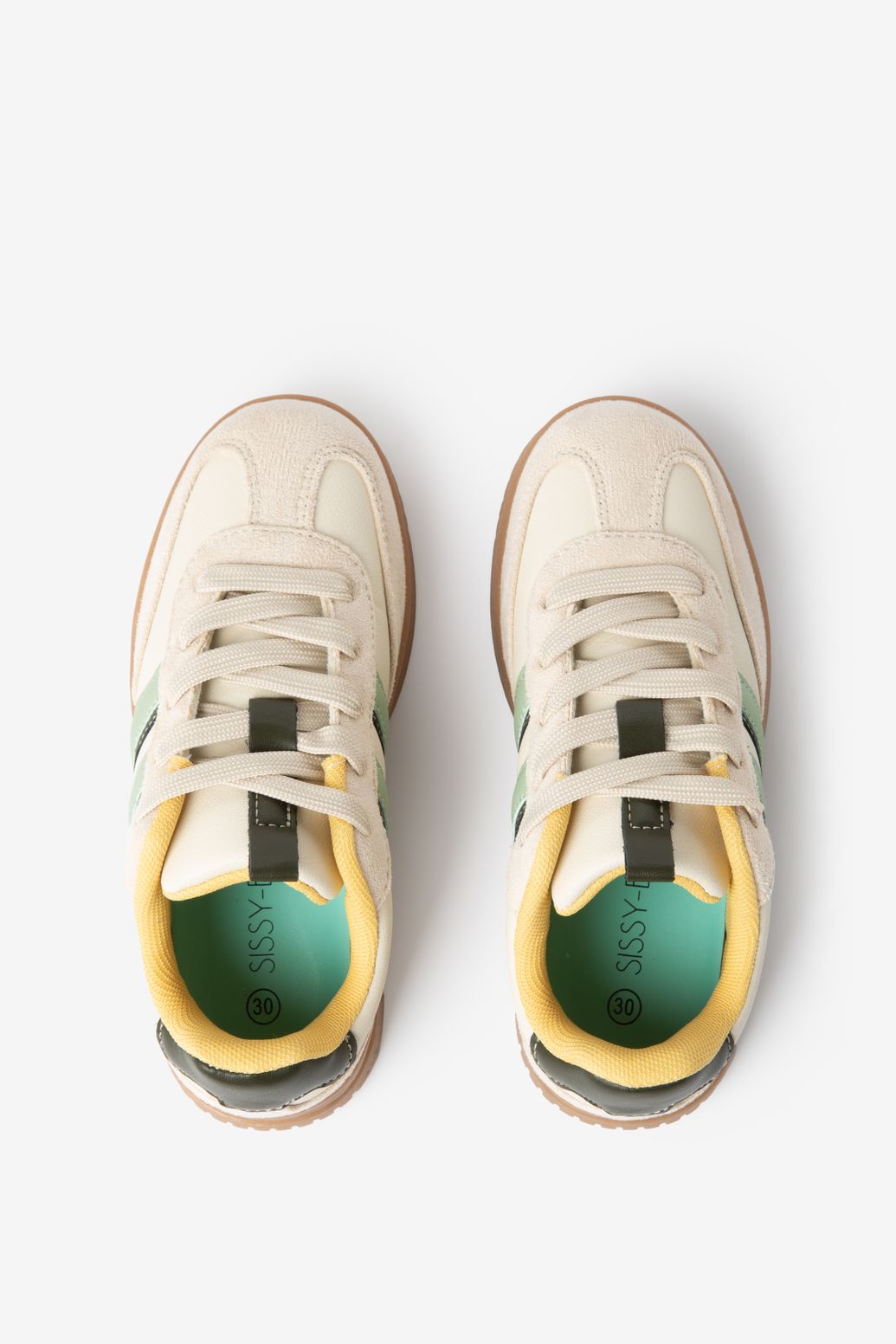 Sneaker mit Streifen - blau