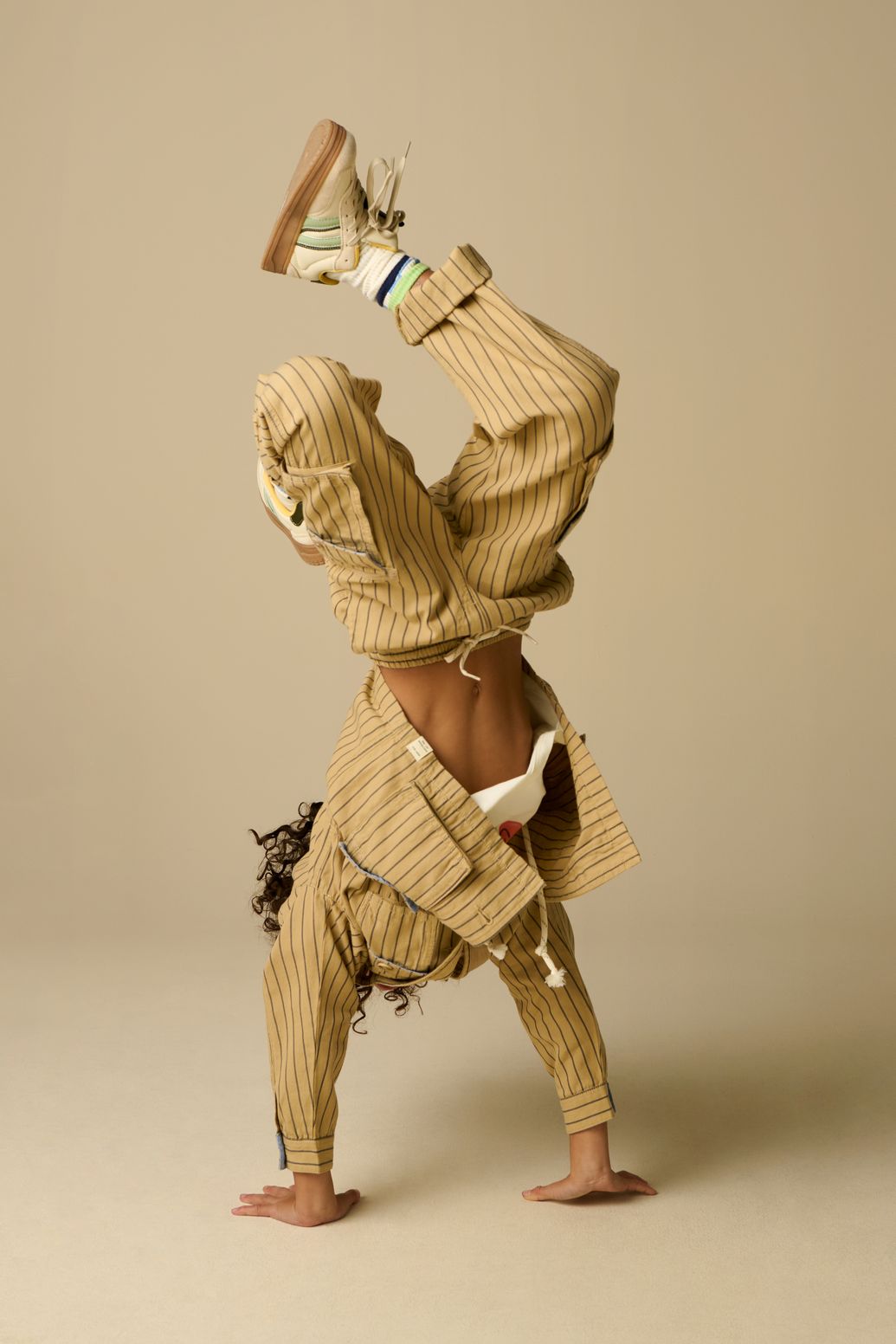 Baskets avec rayures - bleu