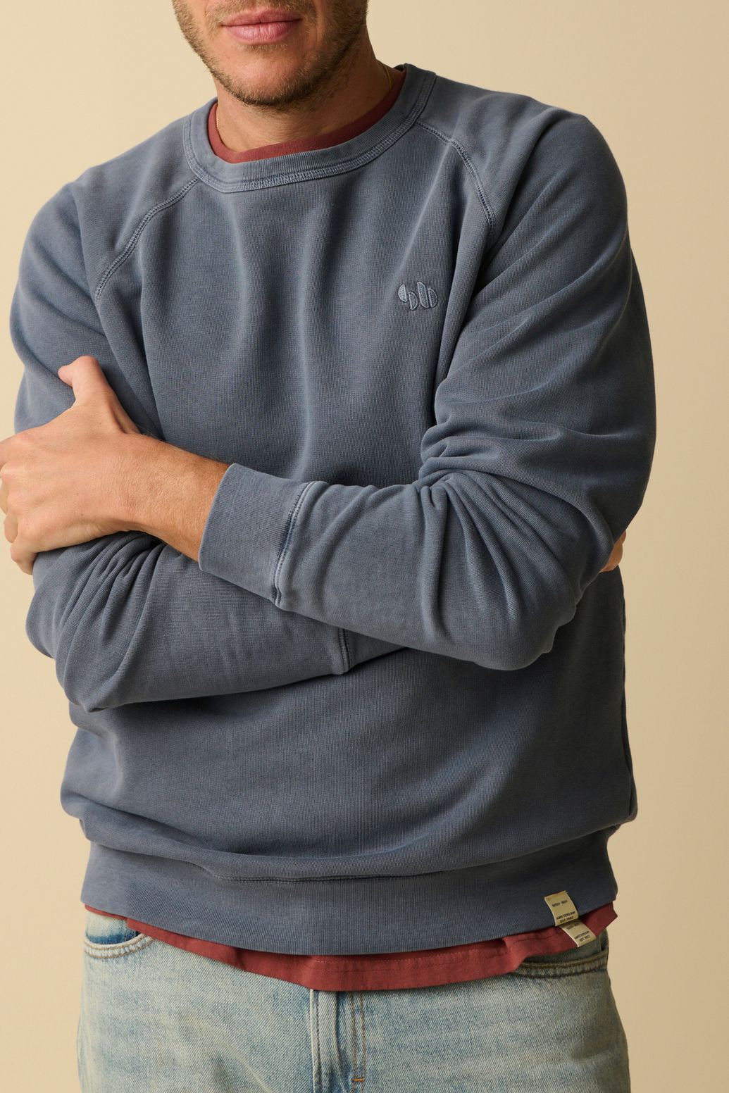 Donkerblauwe sweater