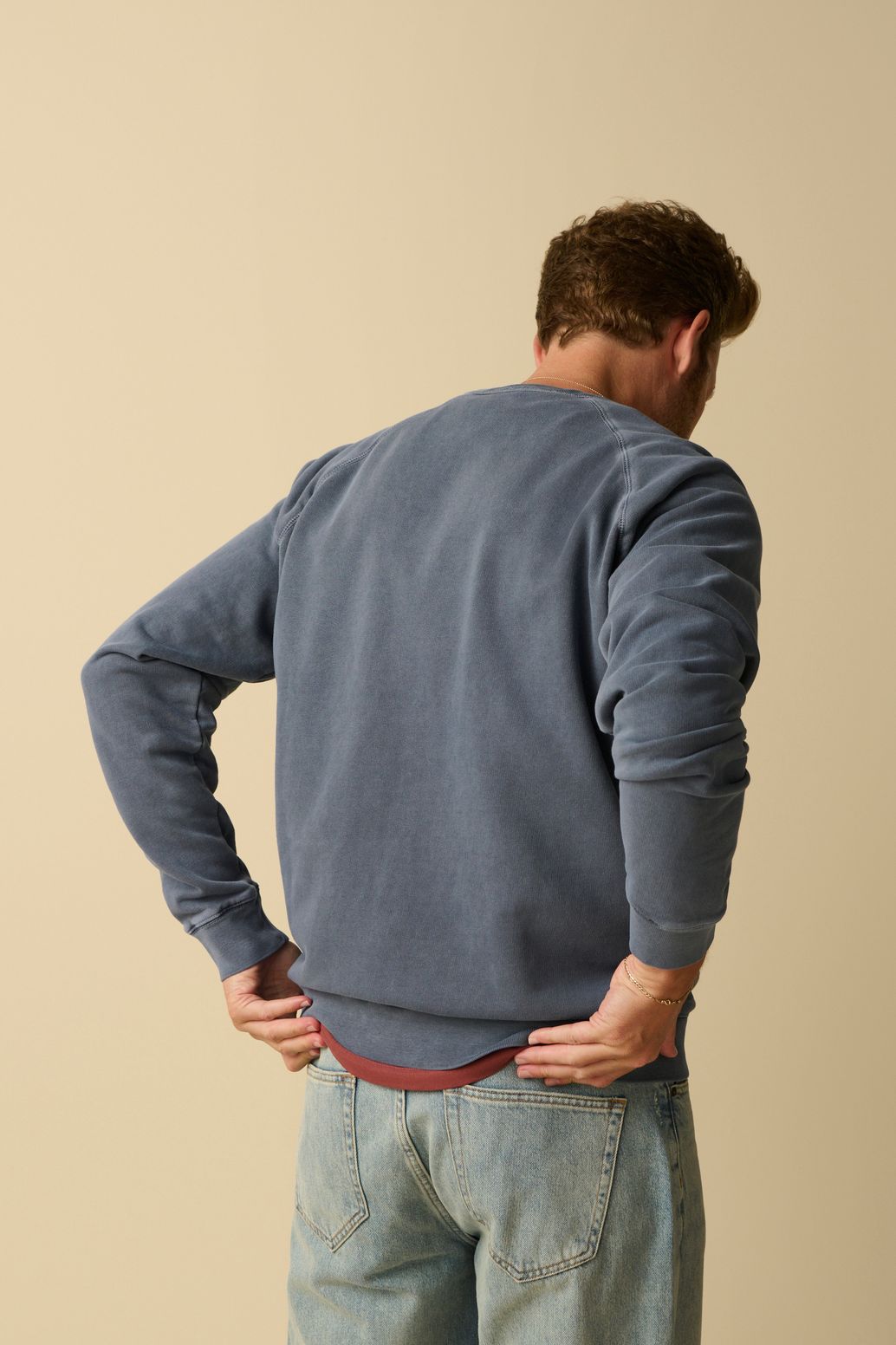 Donkerblauwe sweater