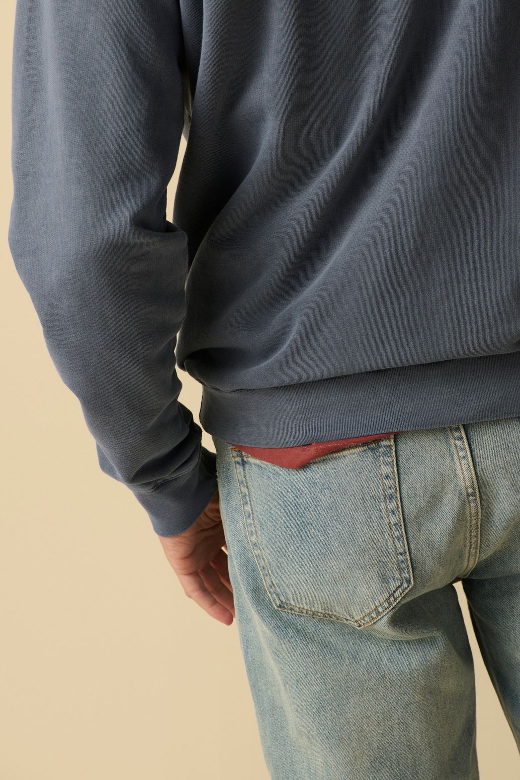 Donkerblauwe sweater