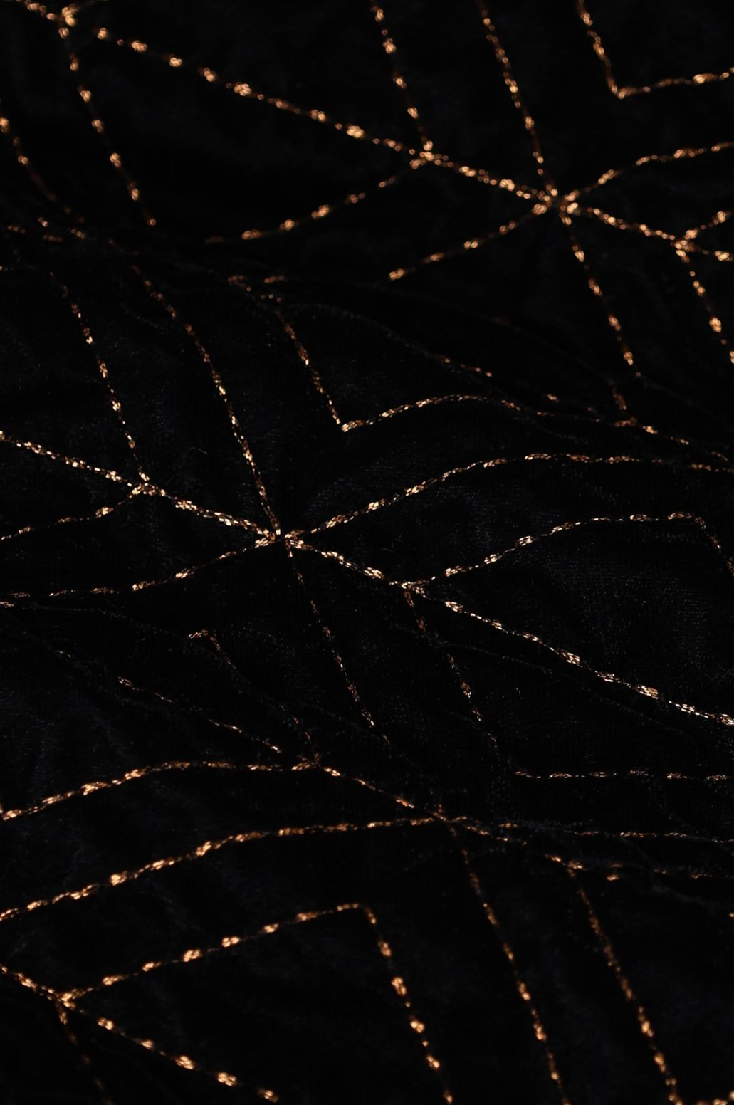 Kimono avec motif - noir