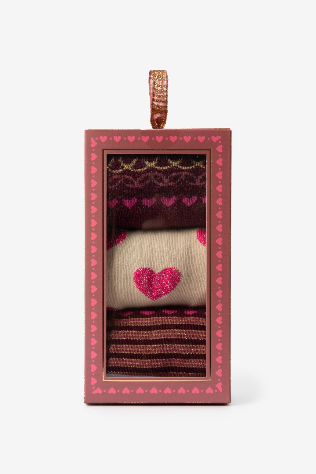 Roze sokken set van 3