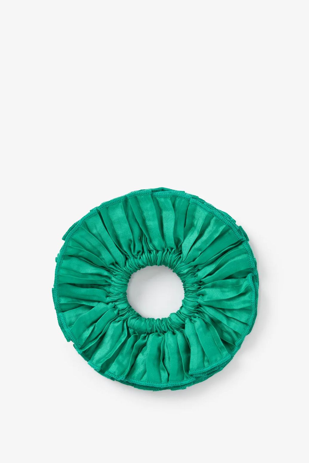 Plissee-Scrunchie - grün