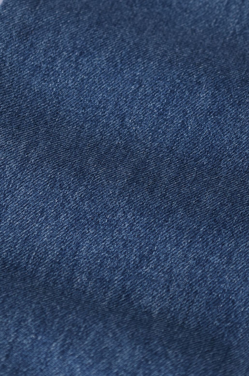 Blauwe mid-rise straight leg jeans