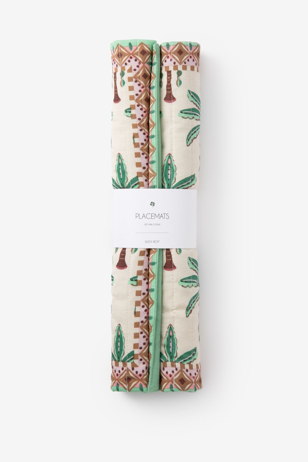 Multicolour placemats met palmbomen