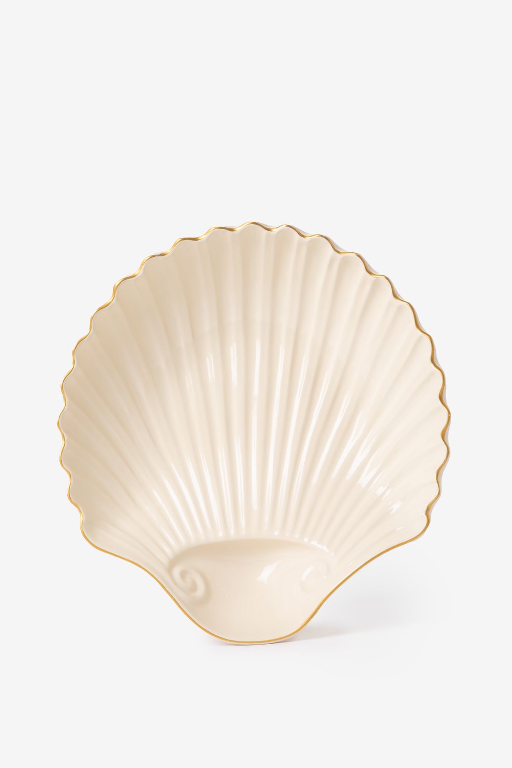 Schale Muschel - hellgelb