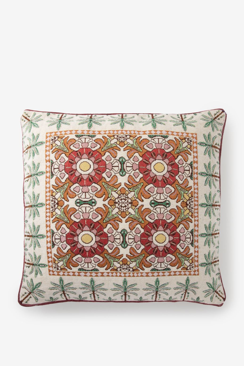 Multicolour kussen met print