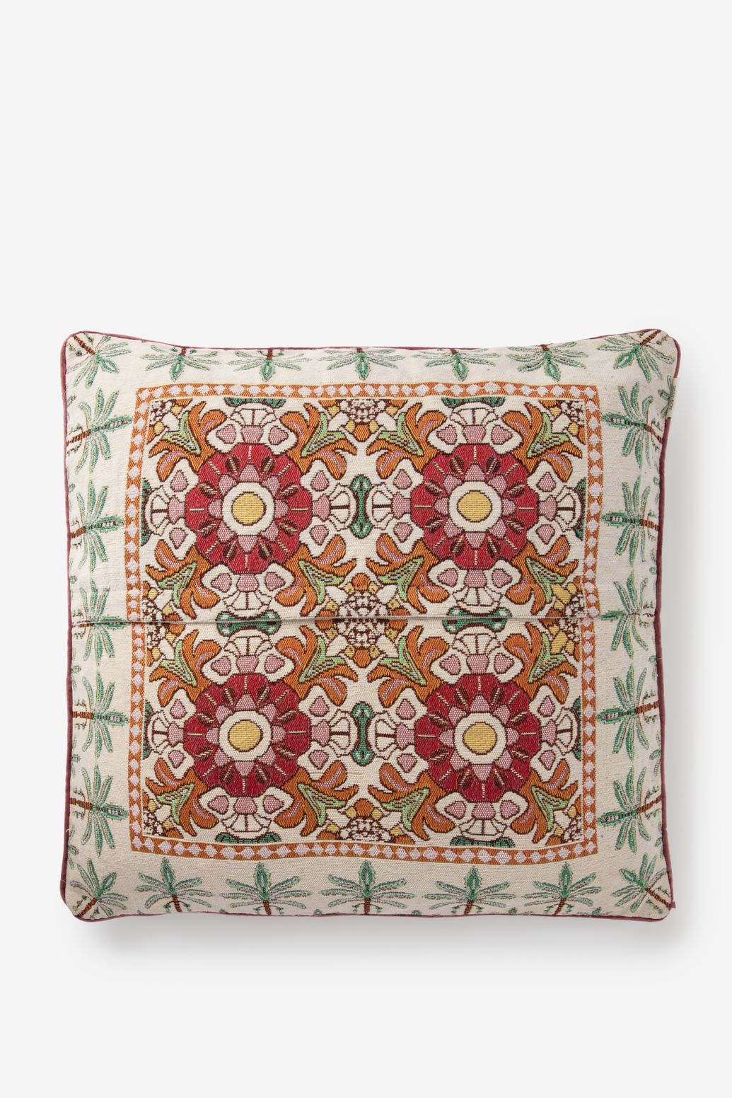 Multicolour kussen met print