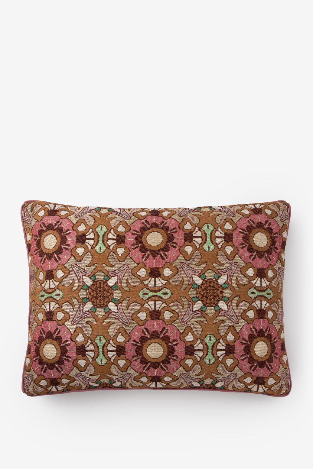 Coussin avec imprimé mosaïque - multicolore