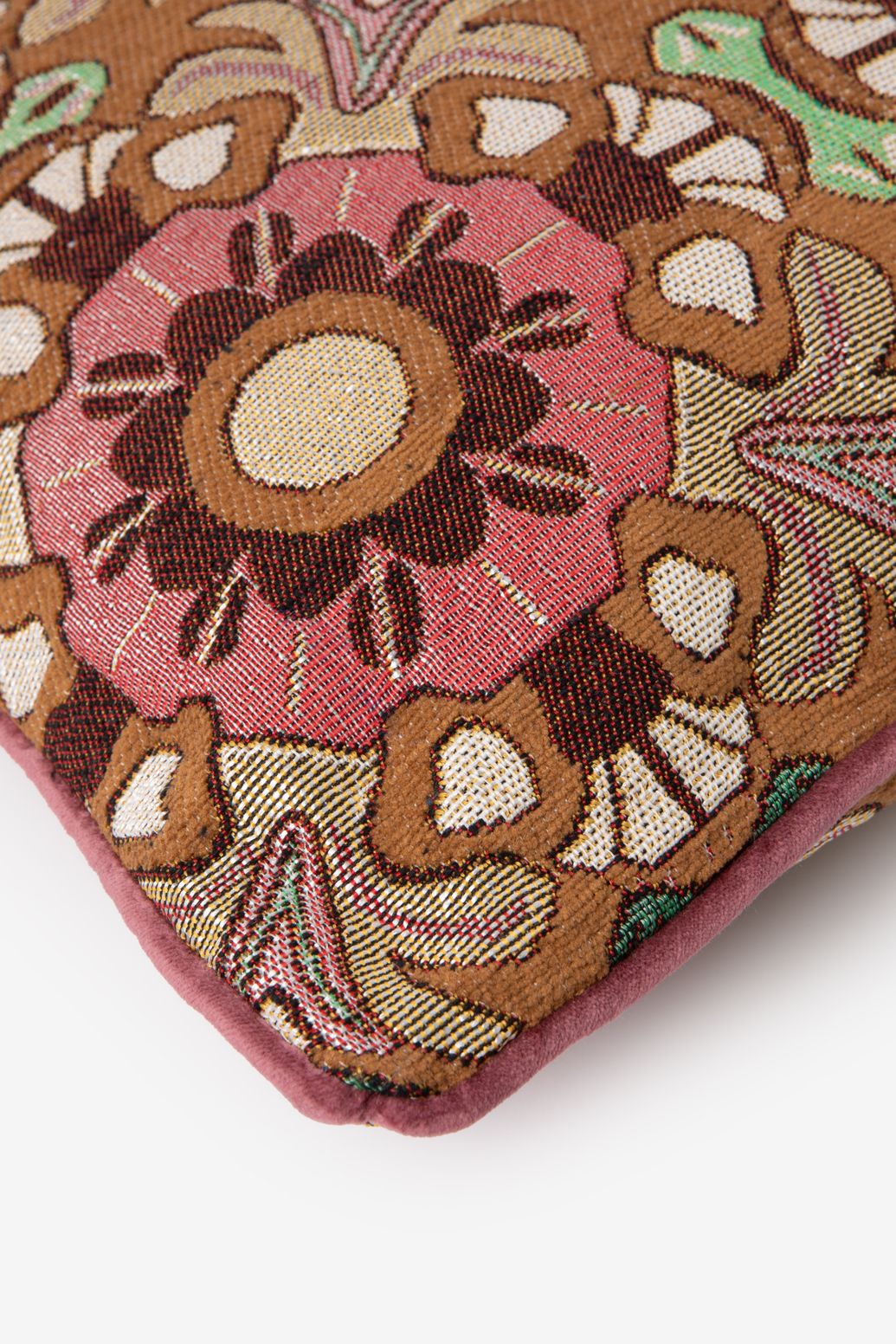 Coussin avec imprimé mosaïque - multicolore