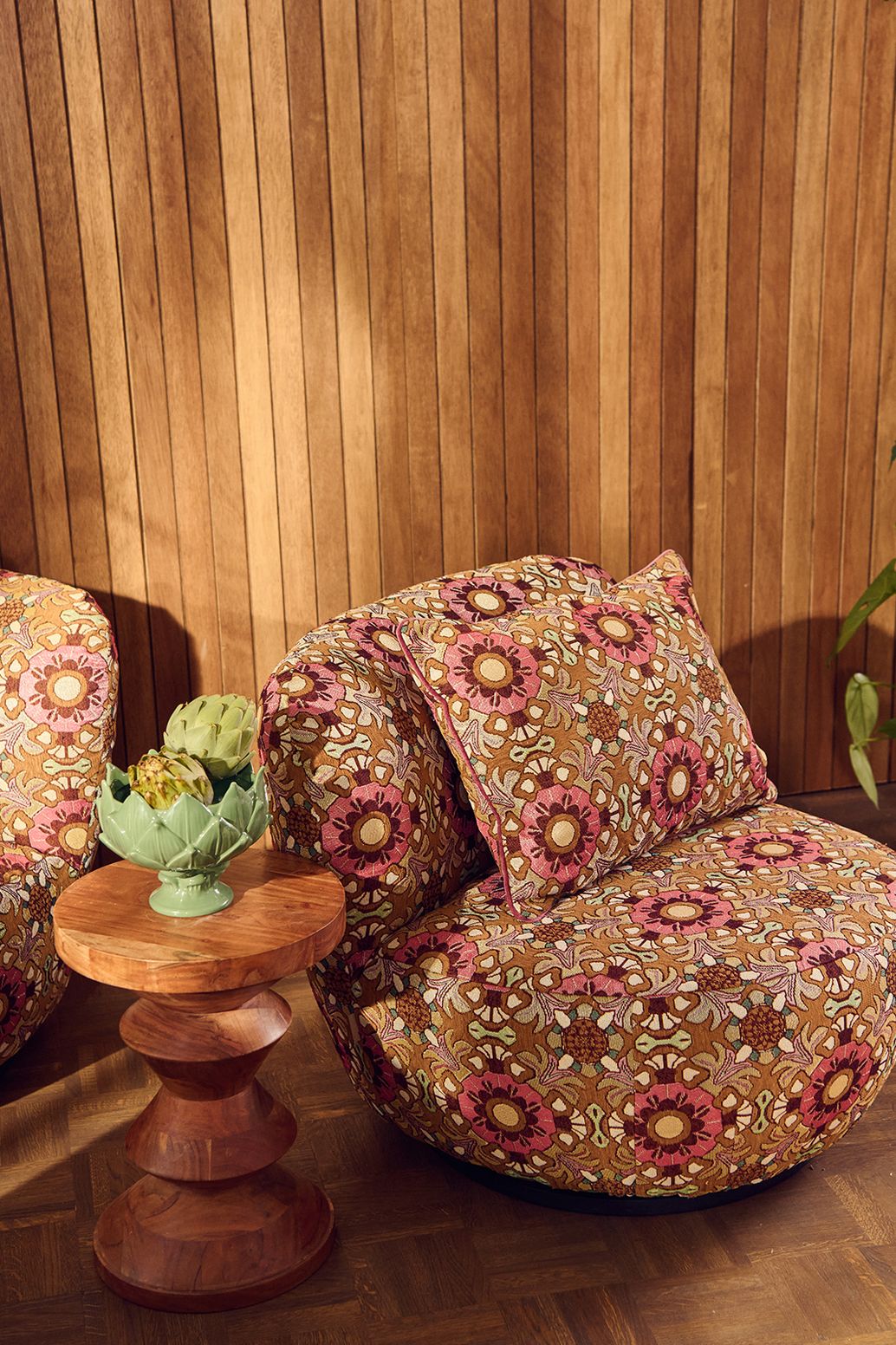 Kissen mit Mosaikmuster - mehrfarbig