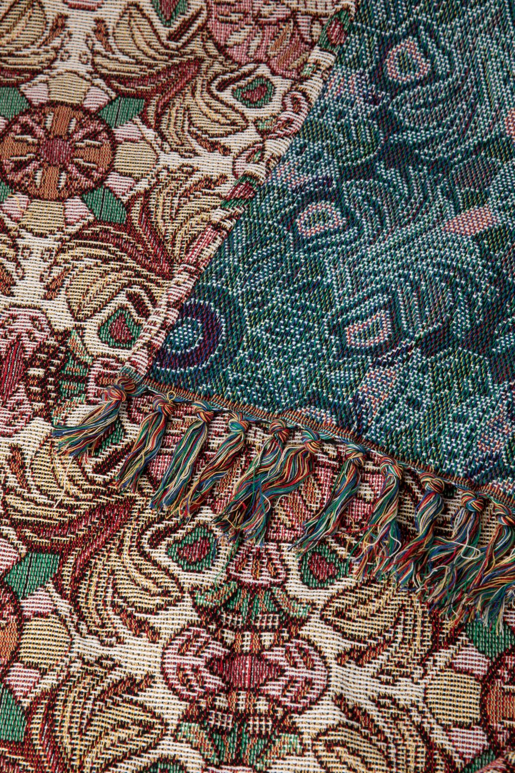 Decke mit Blumenmuster (250X200 cm) - mehrfarbig