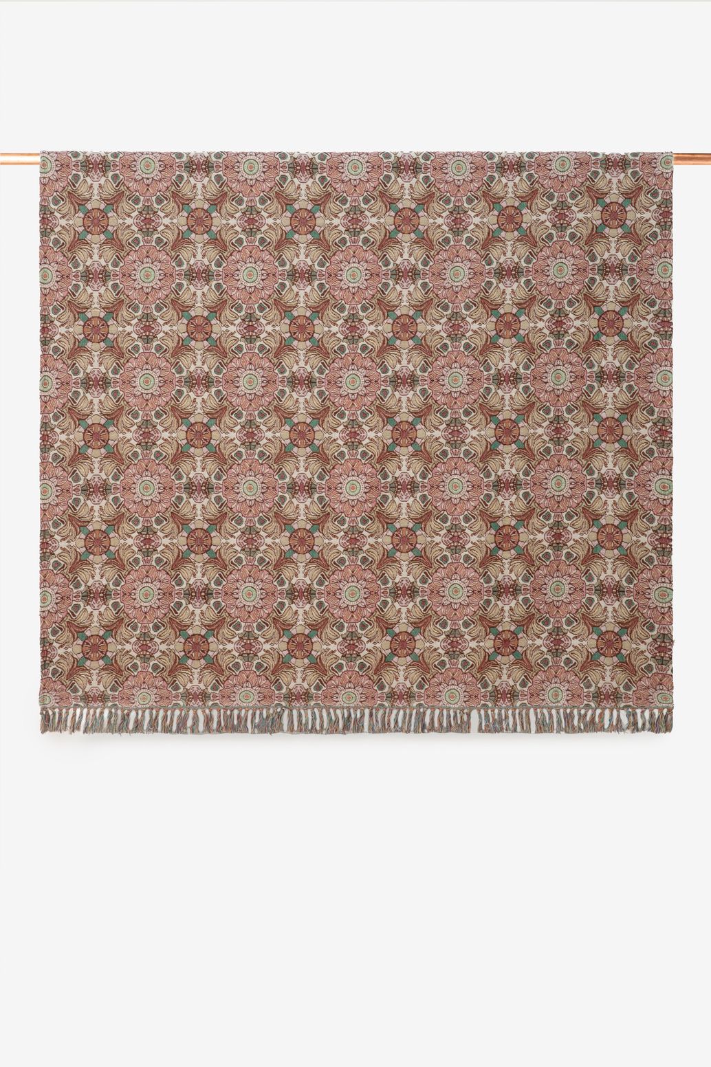 Decke mit Blumenmuster (250X200 cm) - mehrfarbig