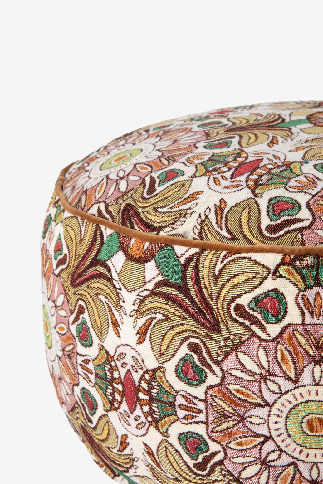 Puff mit Blumenmuster - mehrfarbig
