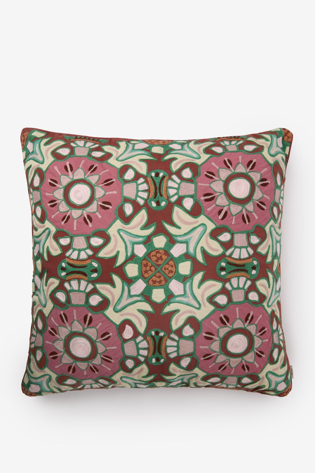 Coussin avec imprimé mosaïque - multicolore